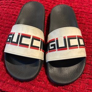 Authentic Gucci boy slides